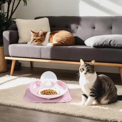 Produktbild von Katzennapf - Trinknapf Für Katzen | Multifunktionale Katzenschale rutschfest Futternapf Trinkschale