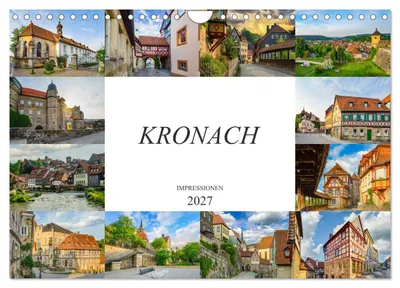 Produktbild von Kronach Impressionen (Wandkalender 2027 DIN A4 quer), CALVENDO Monatskalender