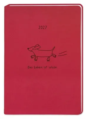 Produktbild von Terminplaner Lederlook 2027 Rot