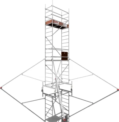 Produktbild von ALTEC Rollfix 600 | inkl. Rollen (Ø 125 mm) | Standardtraverse | 4x Dreieckausleger | Rollgerüst
