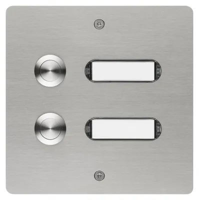 Produktbild von Etagenplatte ETA 402 mit Klingeltaster für 2 Wohneinheiten