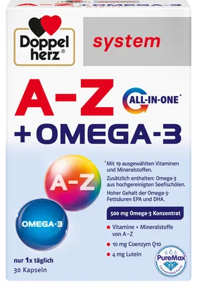 Immagine prodotto di Sistema Doppelherz A-Z + Omega-3 Tutto in uno, 30 capsule