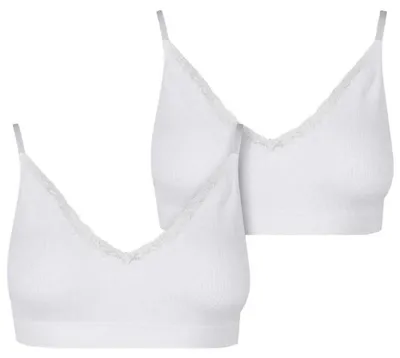 Produktbild von Urban Classics Padded Rip Sport-bh 2 Einheiten Weiß XL Frau Weiß XL