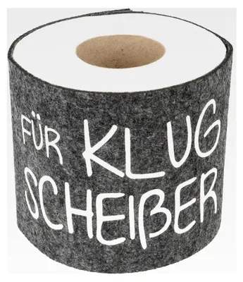 Produktbild von 4er Set Toilettenpapier-Banderolen mit humorvollen Sprüchen