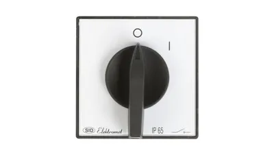 Obrázek produktu pro Vačkový spínač 0-1 3P 63A IP65 ŁK 63-12 s deskou 926312