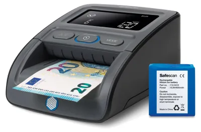 Produktbild von Safescan 155-SX Automatischer und tragbarer Falschgelddetektor zur schnellen Überprüfung von Banknoten - Falschgelddetektor mit 7 Erkennungspunkten