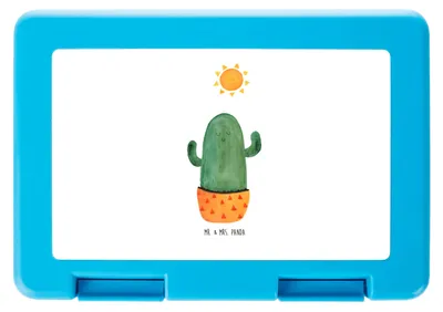 Produktbild von Mr. & Mrs. Panda Bentobox Kaktus Sonne - Weiß - Geschenk, Essensbox, Kakteen, Freundin, Geschenkidee, Snackbox, Vesperbox, Lunchbox, Glück, Bento Box, Liebeskummer