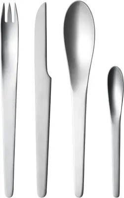 Produktbild von Georg Jensen ARNE JACOBSEN Besteck Set  GIFTBOX 16 PCS (11,12,17,33) SS MATTE 3355516