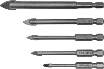 Produktbild von 5-Teiliges Bohrersatz Für Glas Und Keramik 21709 Sthor