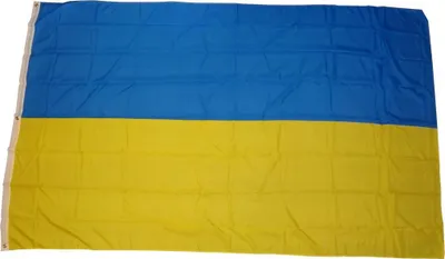 Obrázok produktu pre Vlajka Vlajka Ukrajina 250 x 150 cm s 3 kovovými očkami na zdvihnutie vlajky na stožiar