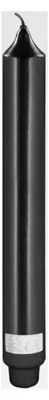 Produktbild von Stabkerze, metallic, Paraffin, schwarz, L. 8 cm, B. 8 cm, H. 25 cm, D. 3 cm