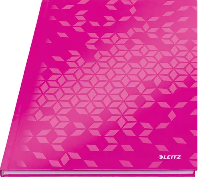 Productafbeelding van Leitz WOW, Roze, A4, 80 bladzijden, 80 g/m², Geruit papier, Harde kaft