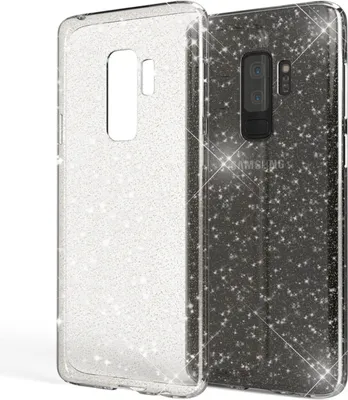 Zdjęcie produktu dla Etui na telefon komórkowy NALIA Glitter do Samsung Galaxy S9 Plus Glitter Cover Silicone Case Transparent