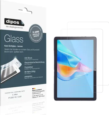 Image de 2x Protection ecrán pour C idea P1200 10.1 Zoll Verre souple Film Protecteur 9H dipos