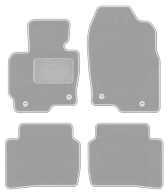 Imagen del producto de Alfombrillas de moqueta para Mazda CX-5 I 2012-2017 (SUV) – juego de 4 piezas, grises, a medida – Wielganizator OSLO