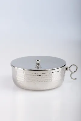 Produktbild von Ciborium gehämmerte Struktur versilbert Ø 17 cm