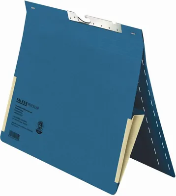 Produktbild von Falken Pendelhefter DIN A4, Behördenheftung, Dehntasche, Schlitzstanzung, blau
