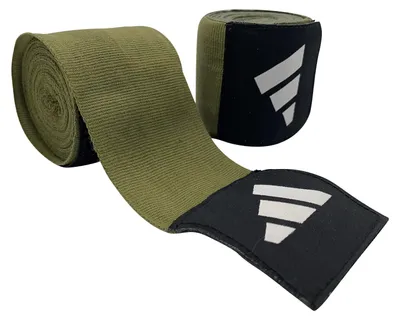 Zdjęcie produktu dla Bandaż bokserski Adidas – oliwkowy – bandaż sportowy V2 – 450 cm