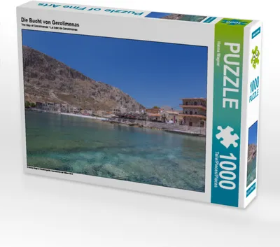 Produktbild von CALVENDO Puzzle Die Bucht von Gerolimenas | 1000 Teile Lege-Größe 64x48cm Foto-Puzzle für glückliche Stunden