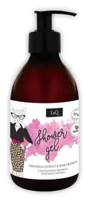 Obrázok produktu pre Sprchový gél LaQ s vôňou magnólie a ružového korenia, 500 ml