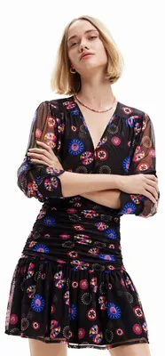 Immagine prodotto di Abito Desigual da donna, collezione "mooni-lacroix 2000", colore nero, taglia M (EU)