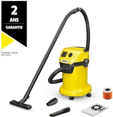 Produktbild von WD 3 P V-19/4/20 Nass- und Trockensauger – 19-Liter-Polypropylen-Tank – 1000 W
