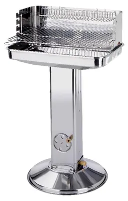 Zdjęcie produktu dla Activa Premium Grill kolumnowy ze stali nierdzewnej Grill na węgiel drzewny Grill
