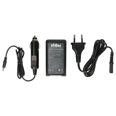 Produktbild von vhbw Ladegerät kompatibel mit Samsung SMX-F50, SMX-F50BP, SMX-F44LN, SMX-F44BP, SMX-F44SN, SMX-F44RN Kamera - Ladeschale, Kfz-Adapter Ladeanzeige