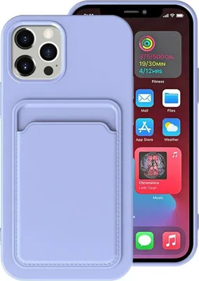 Produktbild von König Design Hülle kompatibel mit Apple iPhone 12 Pro Max Kunststoff Soft Handyhülle - Handy Case Helles Lila