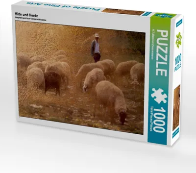 Produktbild von Calvendo Hirte und Herde 1000 Teile Puzzle quer 640x480mm, Zimmermann H.T.Manfred; 7380319