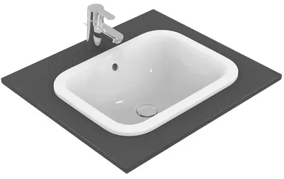 Produktbild von Ideal Standard Einbauwaschtisch CONNECT rechteckig 420 x 350 x 175 mm weiß