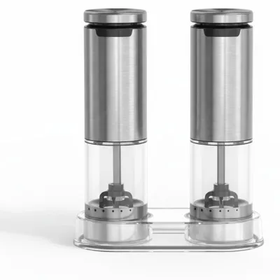 Productafbeelding van JL keuken - Elektrische set zout- en pepermolens - 6 maalstanden, AI-gegenereerde afbeelding