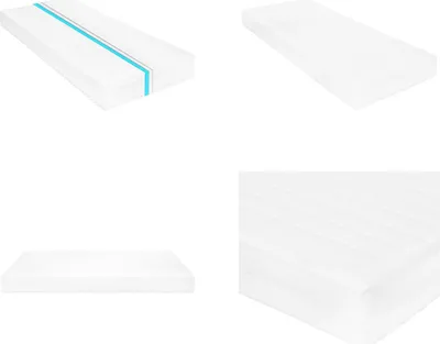 Immagine prodotto di vidaXL Materasso 100 x 200 cm 7 zone schiumaPoliuretano16 cm H2 H3 - Materasso - Materassi - Materasso a 7 zone - Materassi a 7 zone