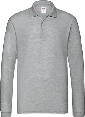 Image de Fruit of the Loom - Polo « Premium » pour homme à manches longues FK3120 (XXL) (Sportif Heather)
