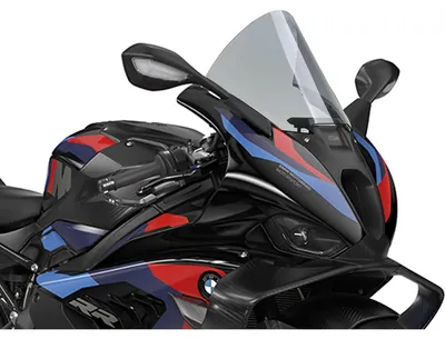 Obrázek produktu pro Vítrní štít Puig R-Racer, rozměry 300 x 330 mm, s homologací (ABE) pro motocykl BMW M1000RR, modelové roky 2025 - 2026