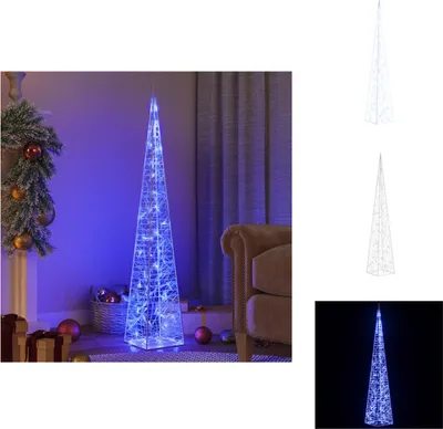 Produktbild von vidaXL LED-Leuchtkegel Acryl Deko Blau 120 cm -  Weihnachtsbeleuchtung