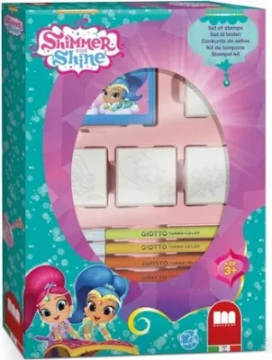 Produktbild von Multiprint Shimmer & Shine, Stempel-Set für Kinder, 3 Jahr(e), Nicht toxisch, Mehrfarbig