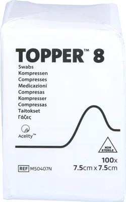 Image de Topper 8 Compr.7,5x7,5 cm non stérile 100 pces