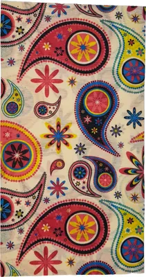 Produktbild von Multifunktionstuch Paisley Flowers Damen Herren Loop Schal Halstuch Schlauchschal
