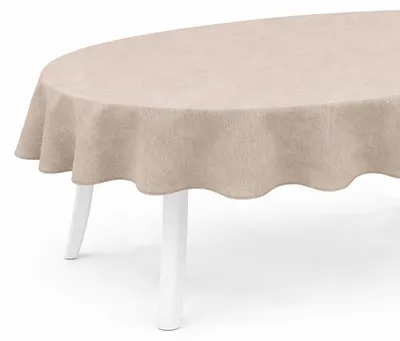 Zdjęcie produktu dla Obrus ogrodowy z miękkiej pianki 140 x 180 cm – kolor taupe