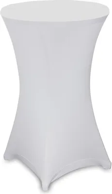 Produktbild von Stehtischhusse Stretch Weiß 60cm