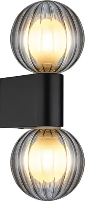 Produktbild von Globo Lighting Wandleuchte Aluminium Druckguss schwarz matt, 2x G9 LED