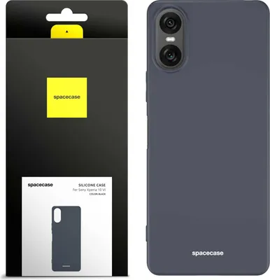 Immagine prodotto di Custodia in silicone SPACECASE Custodia in silicone per Xperia 10 VI Nero