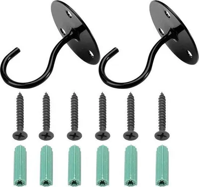 Image de Lot de 2 supports muraux en acier inoxydable pour pots de fleurs