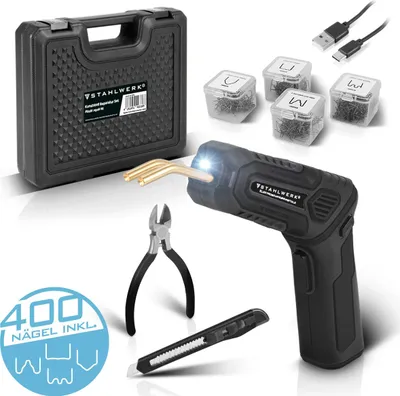 Produktbild von STAHLWERK Kunststoff Reparatur Set Plastik Schweißgerät Heißhefter Smart Repair