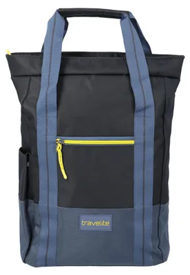 Produktbild von travelite Shopper Rucksack mit Laptopfach Color Craze Tote Bag / Backpack 14L Darkblue dunkelblau
