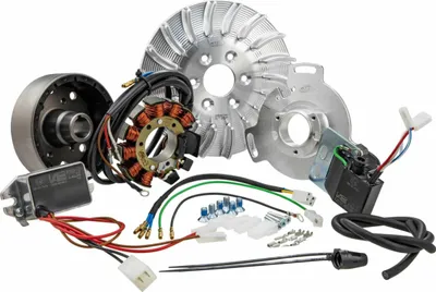 Image de SIP PUISSANCE 12V DC Allumage CNC Volant d'inertie en aluminium 1680g 12 aimant