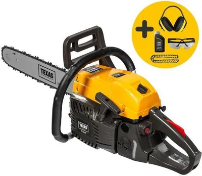 Produktbild von TEXAS TS5620 Set Kettensäge Benzin Motorsäge 50cm Schwert 3,4 PS mit Zubehör