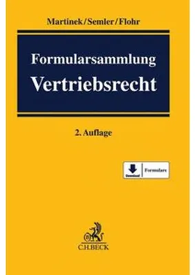 Obrázek produktu pro Formularsammlung Vertriebsrecht