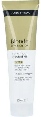 Productafbeelding van John Frieda Pre-shampoo Blonde+ Repair Bond Building (100 ml)